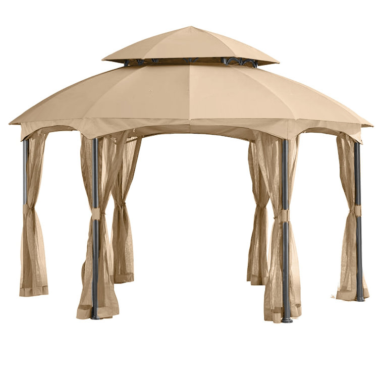 Garden Winds Heritage Hexagon Gazebo Replacement Canopy & Reviews Wayfair